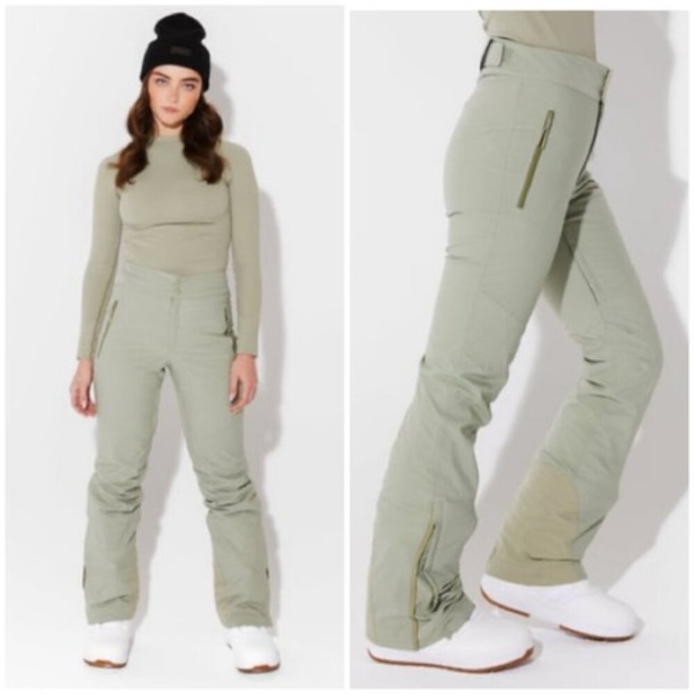 Halfdays Alessandra Ski / Snowboard Pant - Sage - XS Short